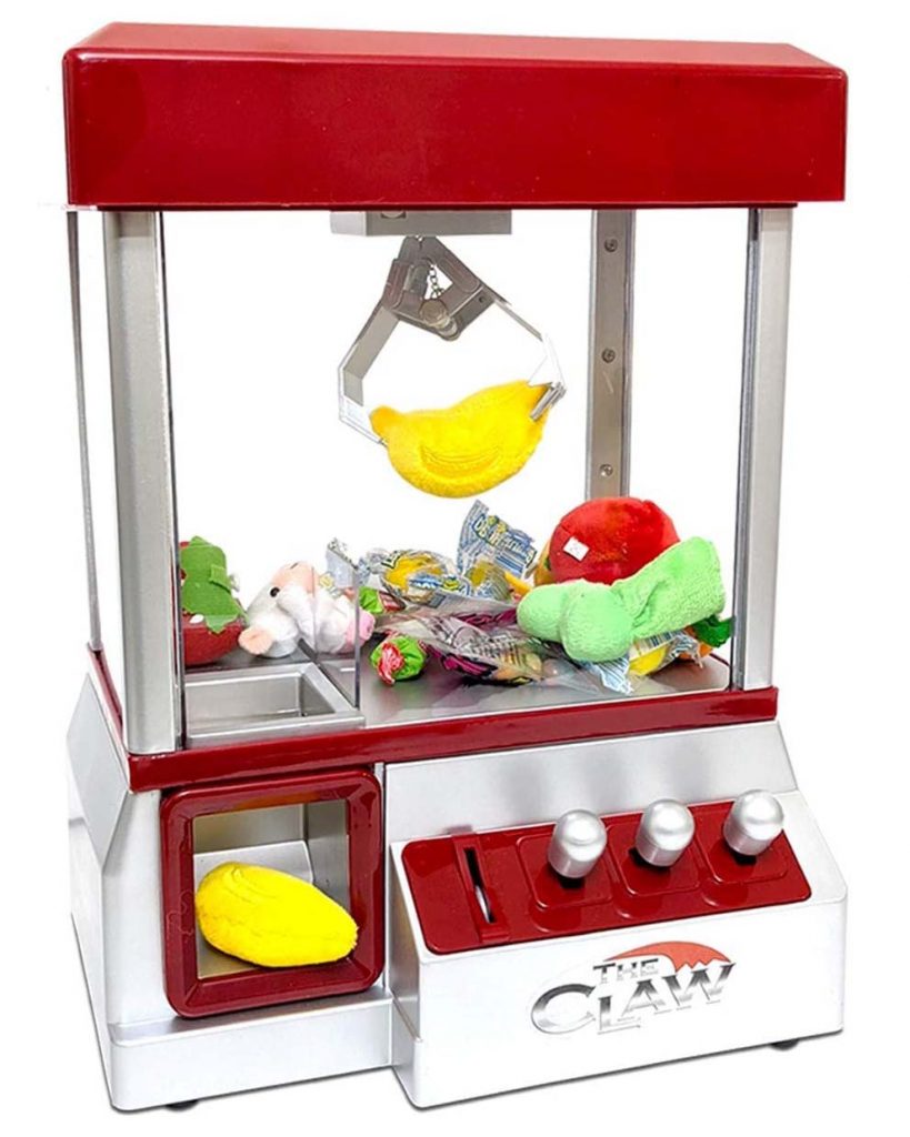 Arcade Claw Machine Mini Candy Prize Dispenser Game Candy Slots Affection
